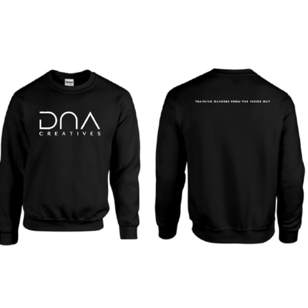 optional DNA COMPANY SWEAT SHIRT screen printed